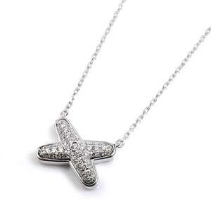 Chaumet 18K White Gold Jeux de Liens Diamond Necklace 083219, 0.20ct Diamond,...